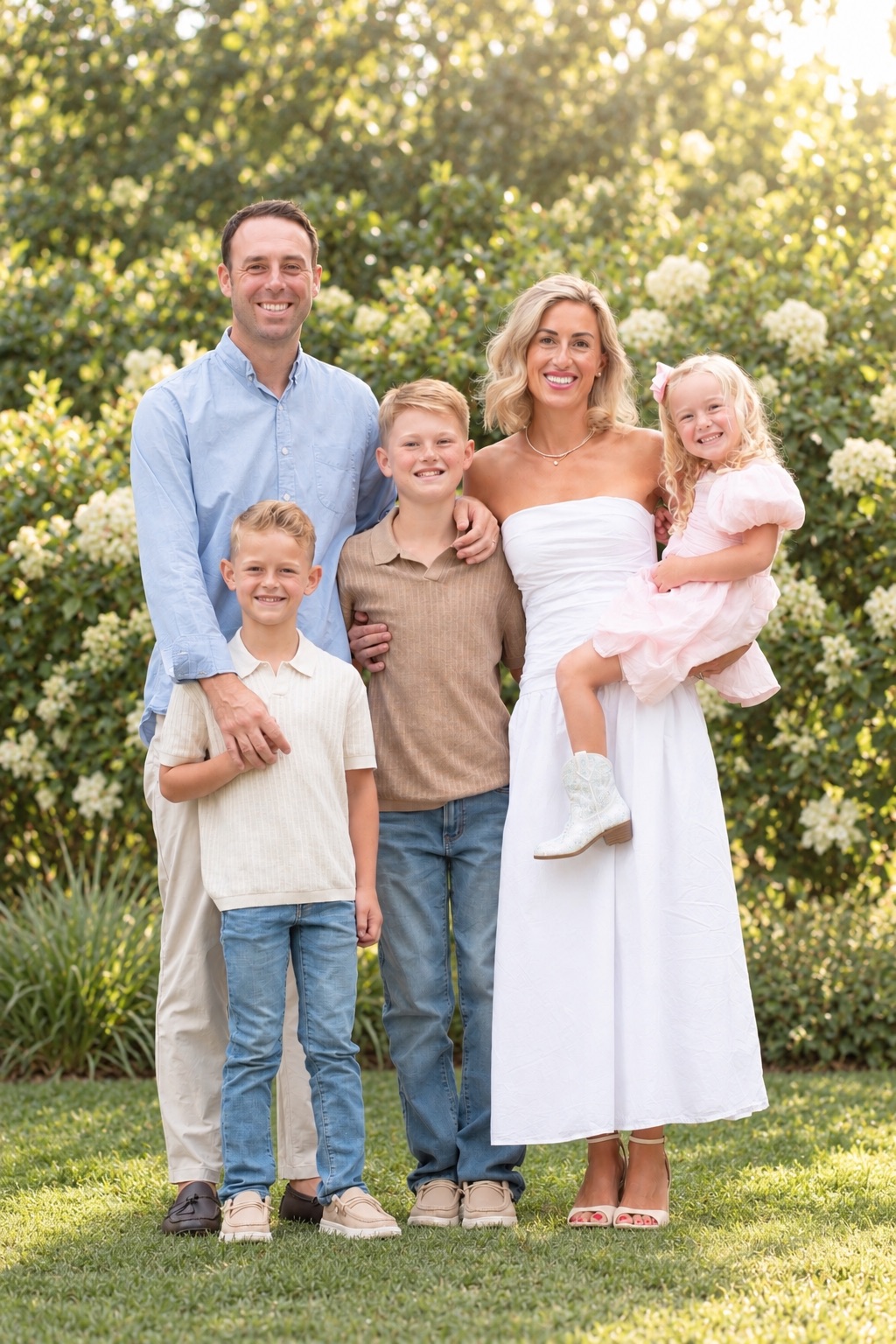Matthew Pelascini with his family